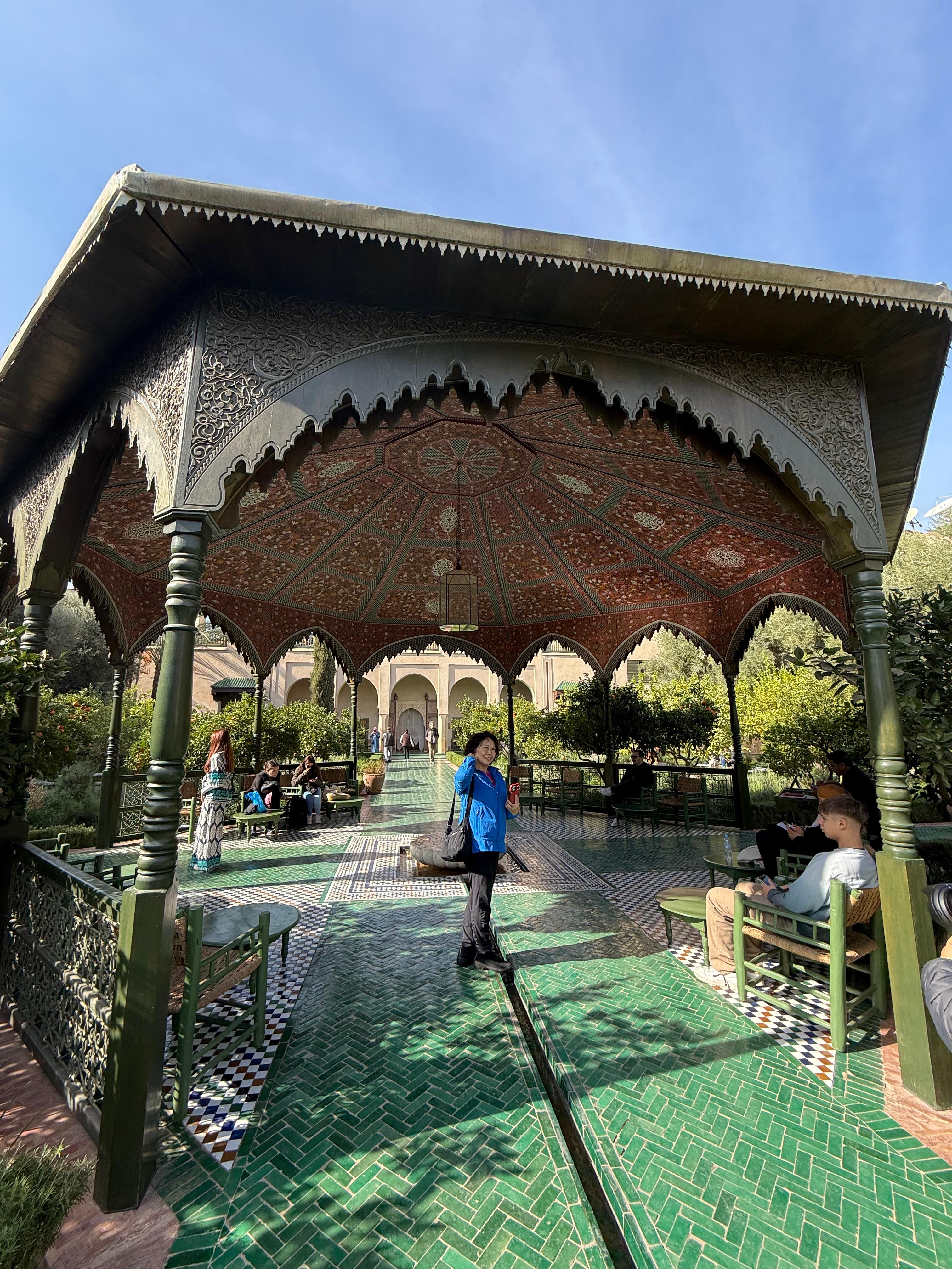 Marrakech garden architecture